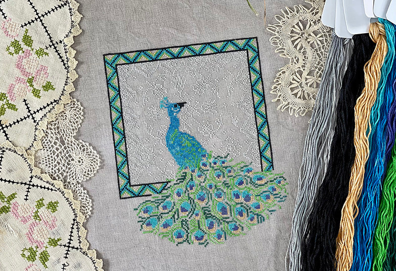 Ode to a Peacock by Jan Hicks Creates!