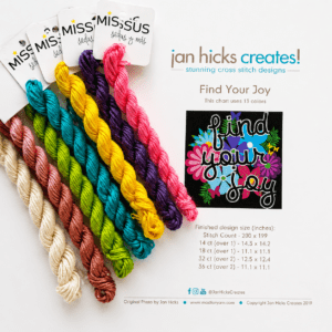 Find Your Joy Silk Thread Pack – 11 Hand-Dyed Mini Skeins