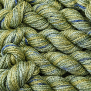 River – Hand-Dyed mulberry Silk Thread, 11 Yards
