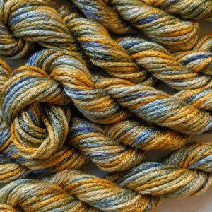 Oxide – Hand-Dyed mulberry Silk Thread, 11 Yards