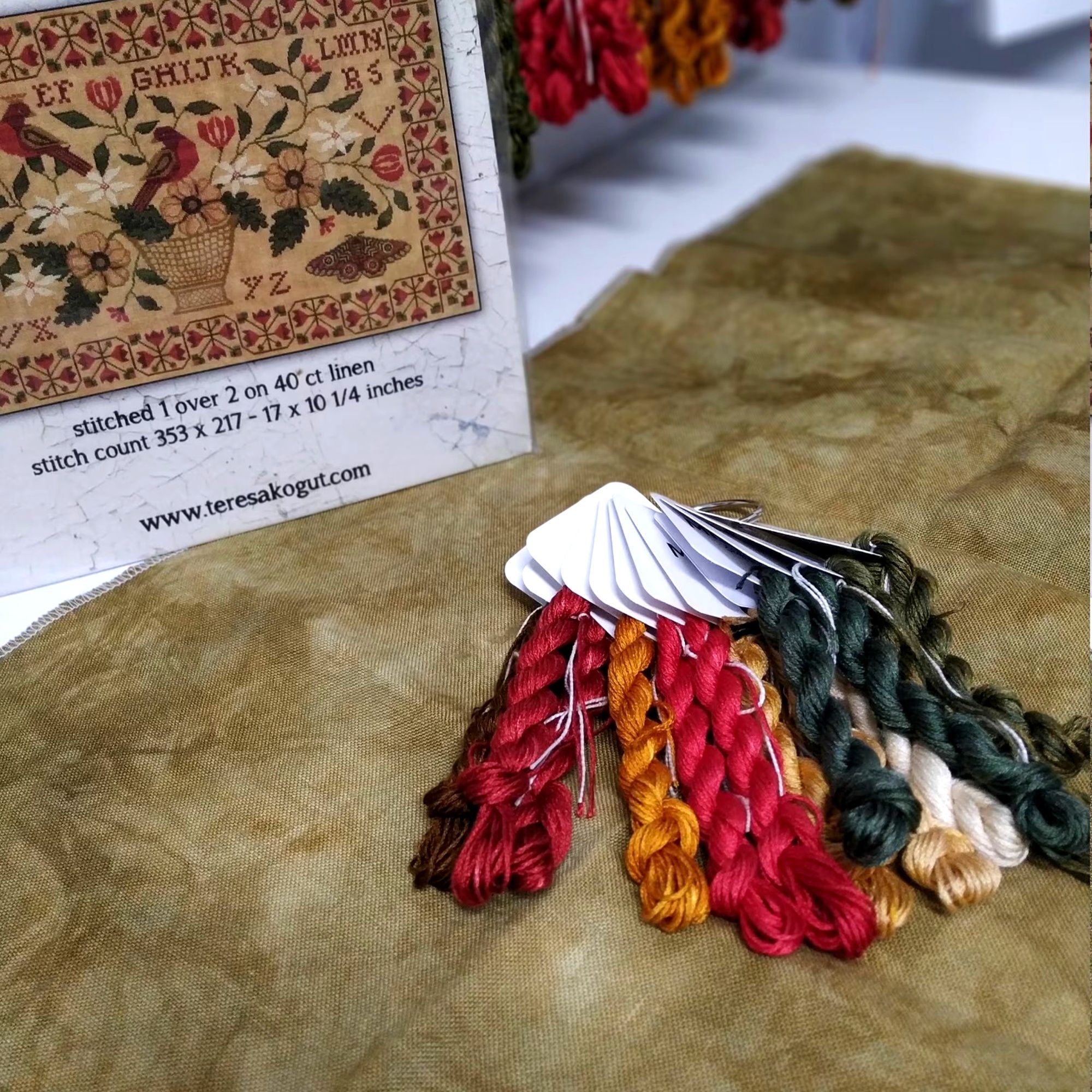 Newcastle Bouquet Silk Thread Pack – 13 Hand-Dyed Mini Skeins - Image 9