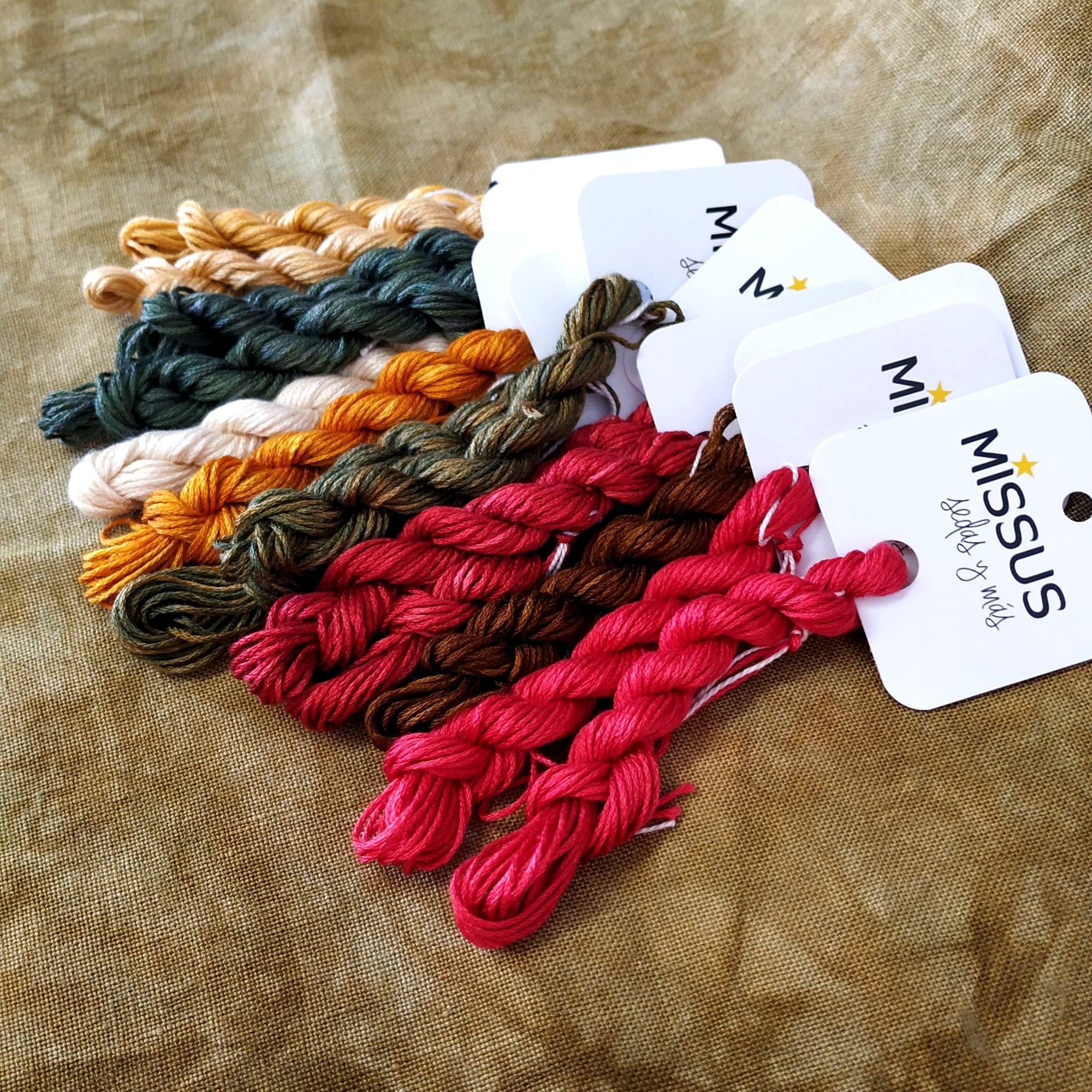Newcastle Bouquet Silk Thread Pack – 13 Hand-Dyed Mini Skeins - Image 7