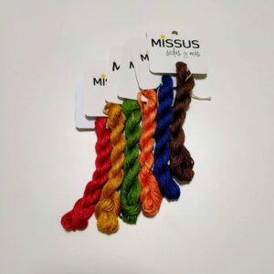 Be Well Silk Thread Pack – 6 Hand-Dyed Mini Skeins