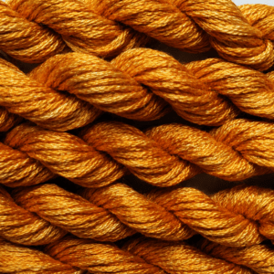 002. Orange MINI - Solid 100% mulberry Silk Thread