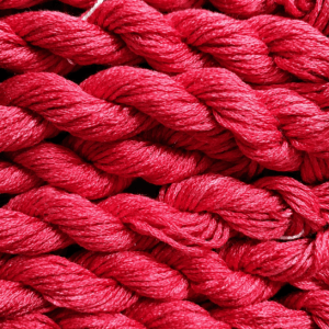 004. Red MINI- Solid 100% mulberry Silk Thread