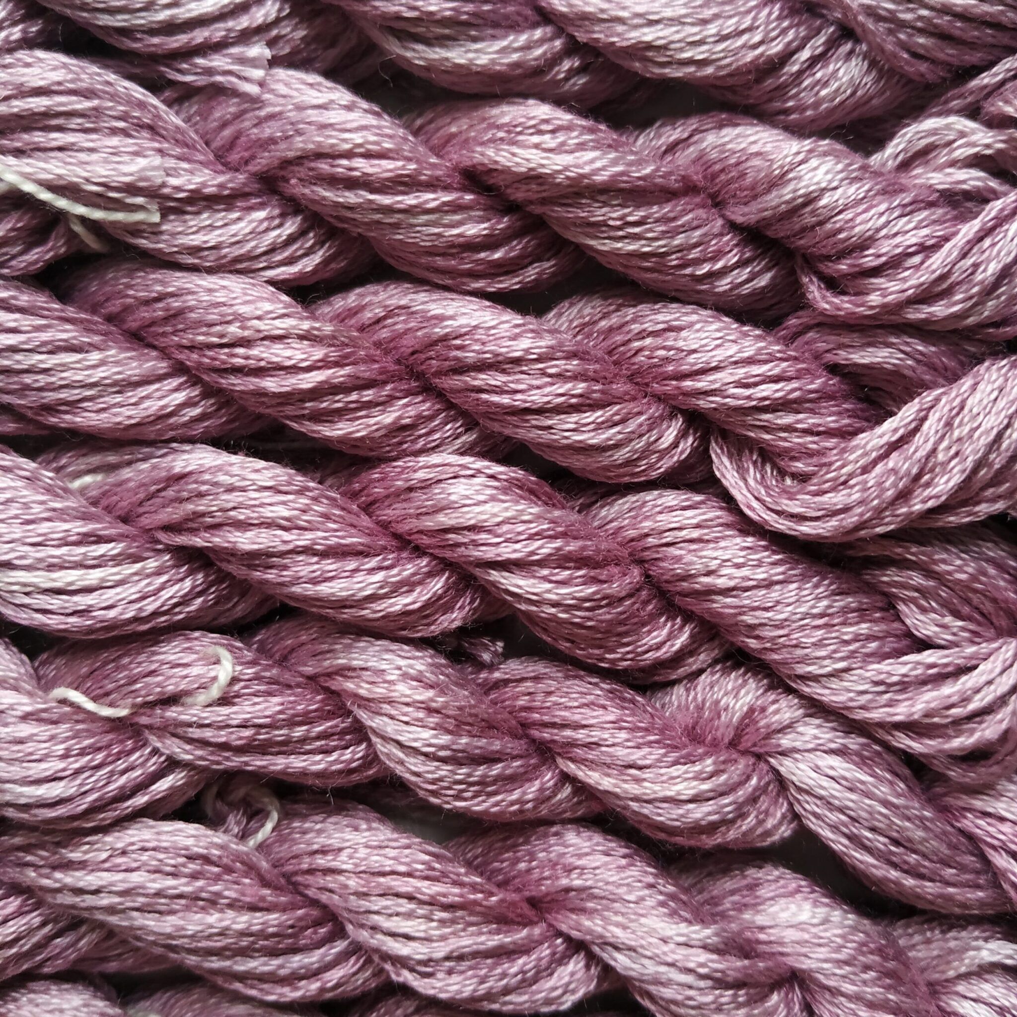008. Mauve MINI - Solid 100% mulberry Silk Thread - Image 4