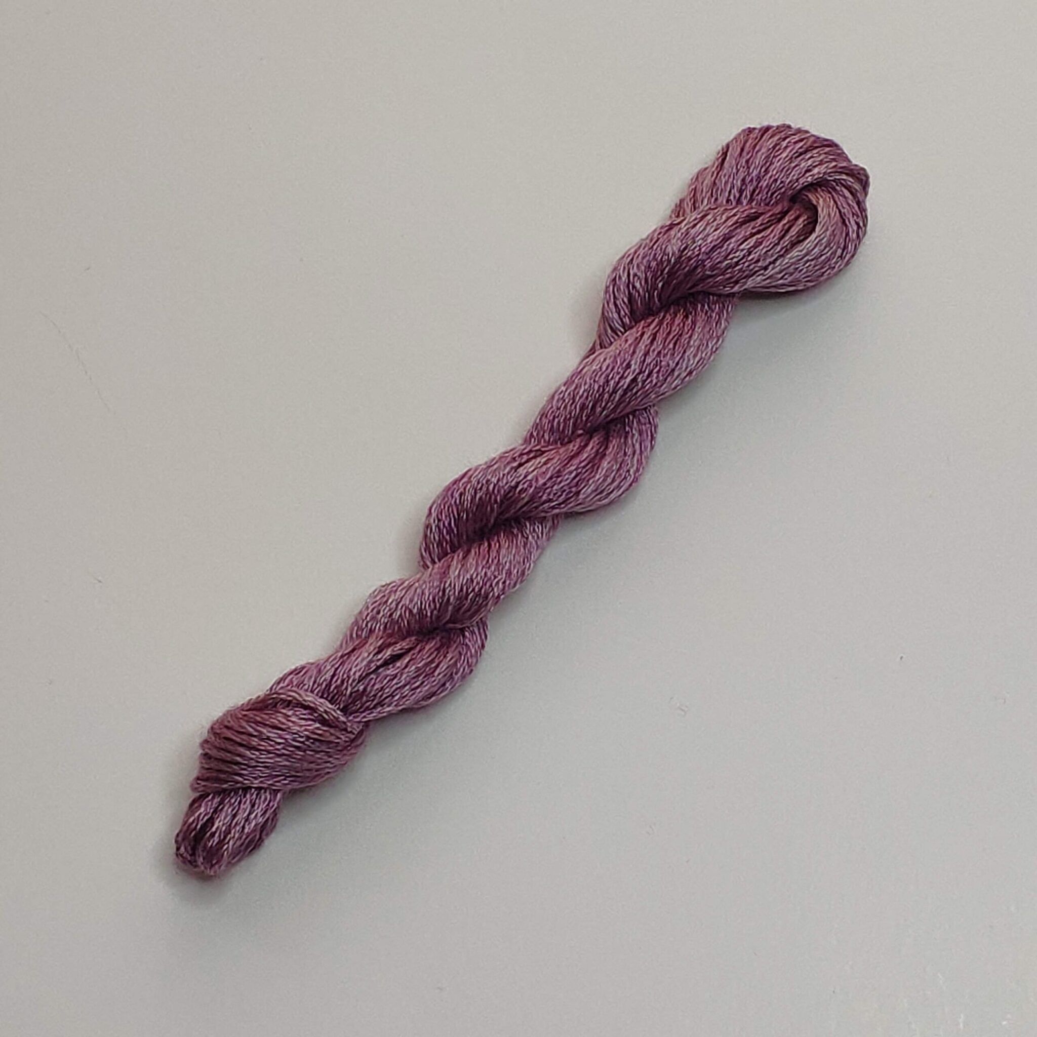 008. Mauve MINI - Solid 100% mulberry Silk Thread - Image 5