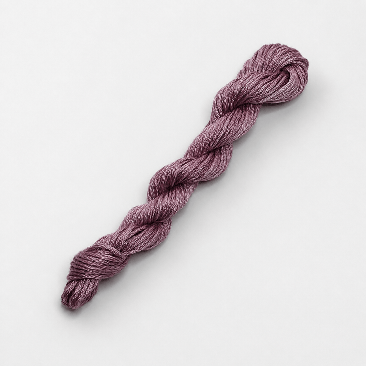 008. Mauve MINI - Solid 100% mulberry Silk Thread - Image 2
