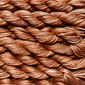 010. Brown MINI - Solid 100% mulberry Silk Thread
