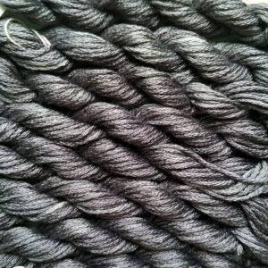 019. Gray MINI - Solid 100% mulberry Silk Thread