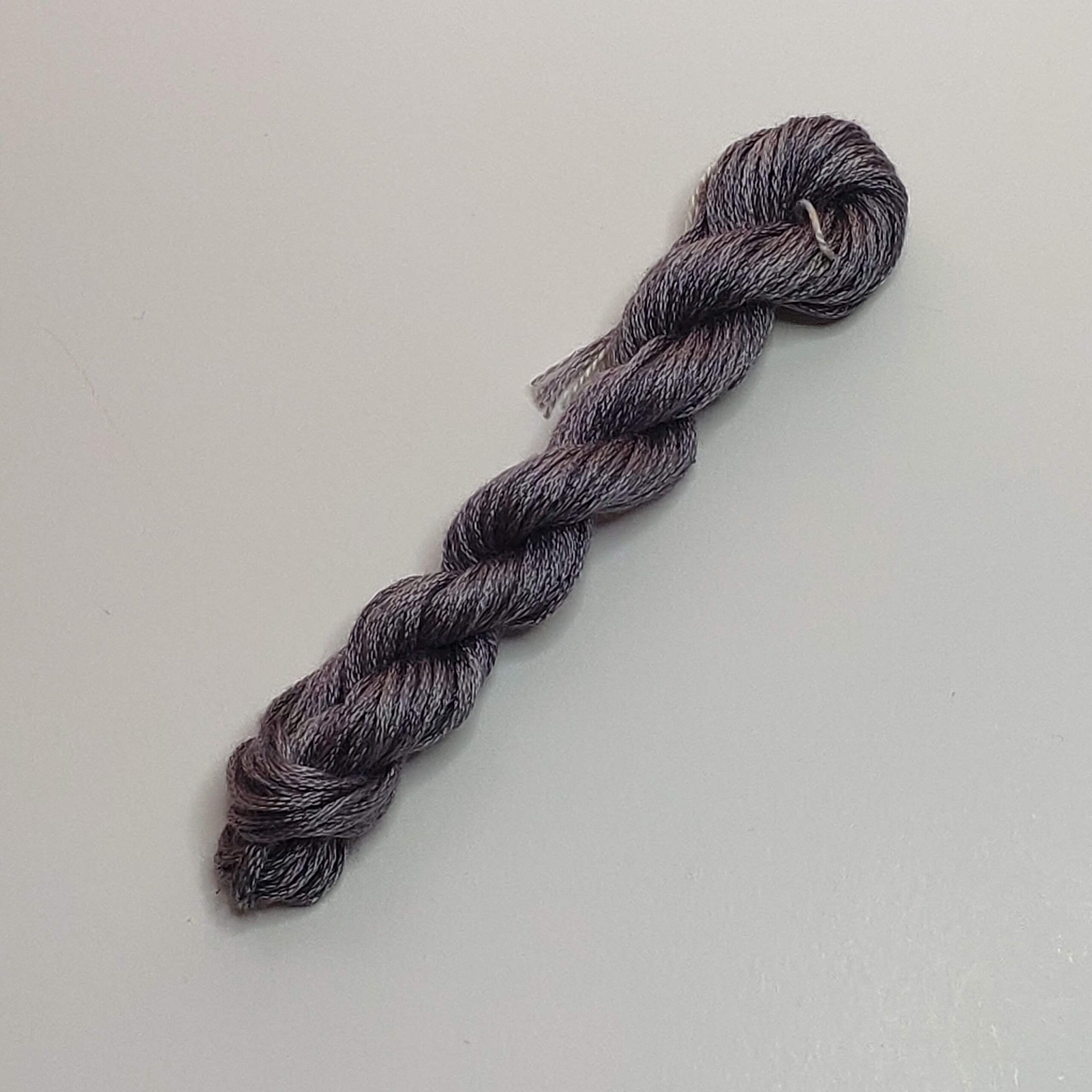 022. Silver MINI - Solid 100% mulberry Silk Thread - Image 3