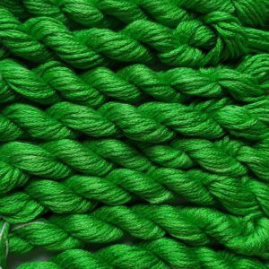 024. Leaf Green MINI - Solid 100% mulberry Silk Thread
