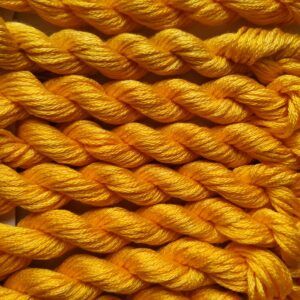025. Egg Yellow MINI - Solid 100% mulberry Silk Thread