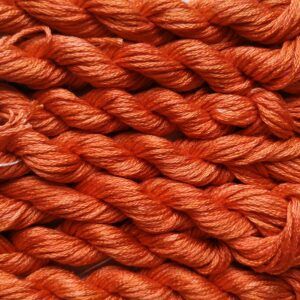 026. Terracotta MINI - Solid 100% mulberry Silk Thread