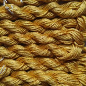 032. Gold MINI - Solid 100% mulberry Silk Thread