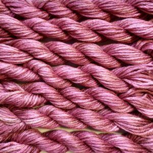 046. Dark Mauve MINI - Solid 100% mulberry Silk Thread