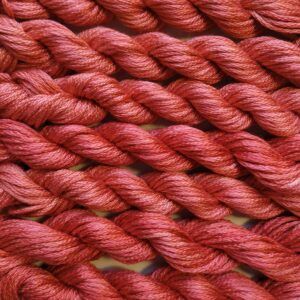 049. Red Clay MINI - Solid 100% mulberry Silk Thread