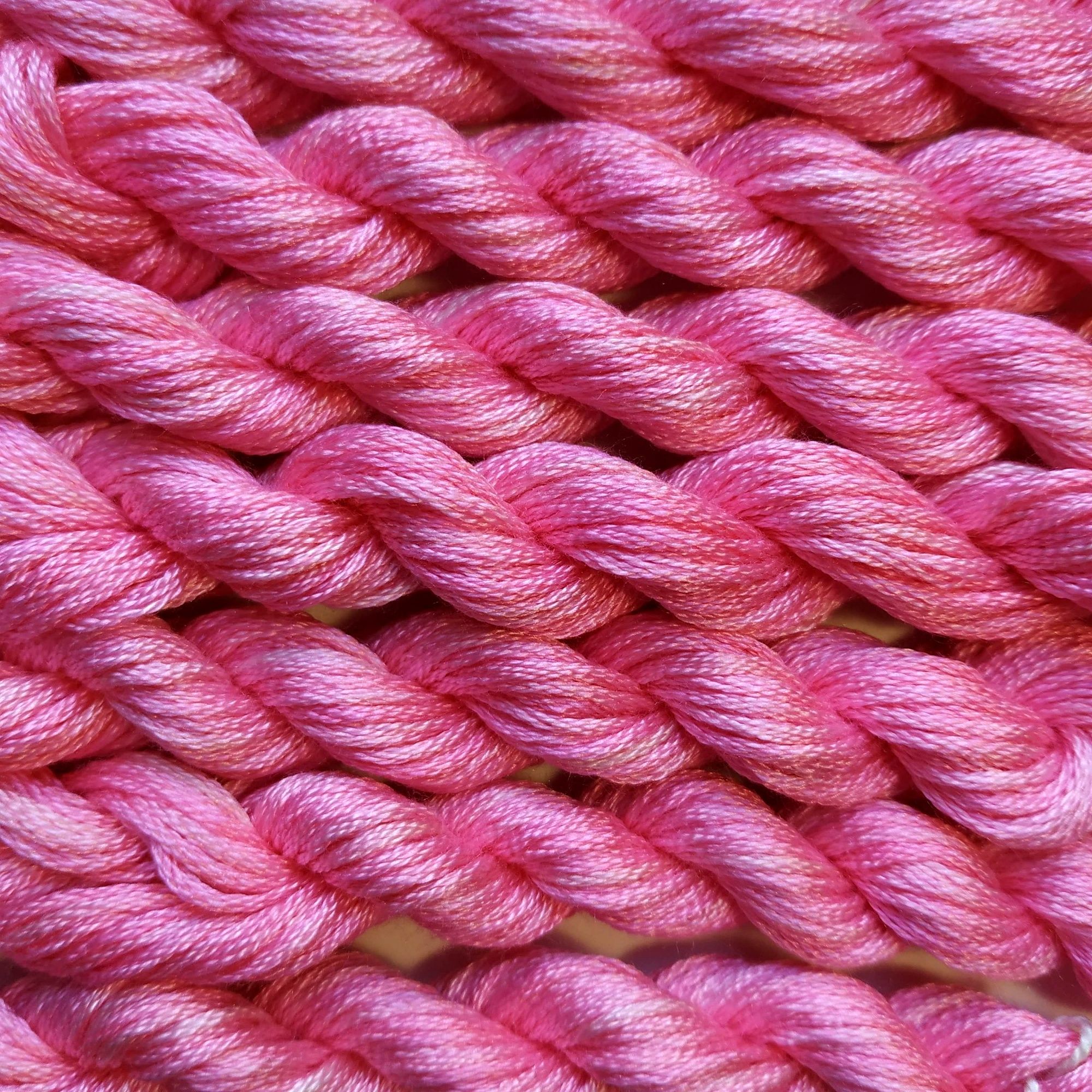 059. Pink Baby MINI - Solid 100% mulberry Silk Thread