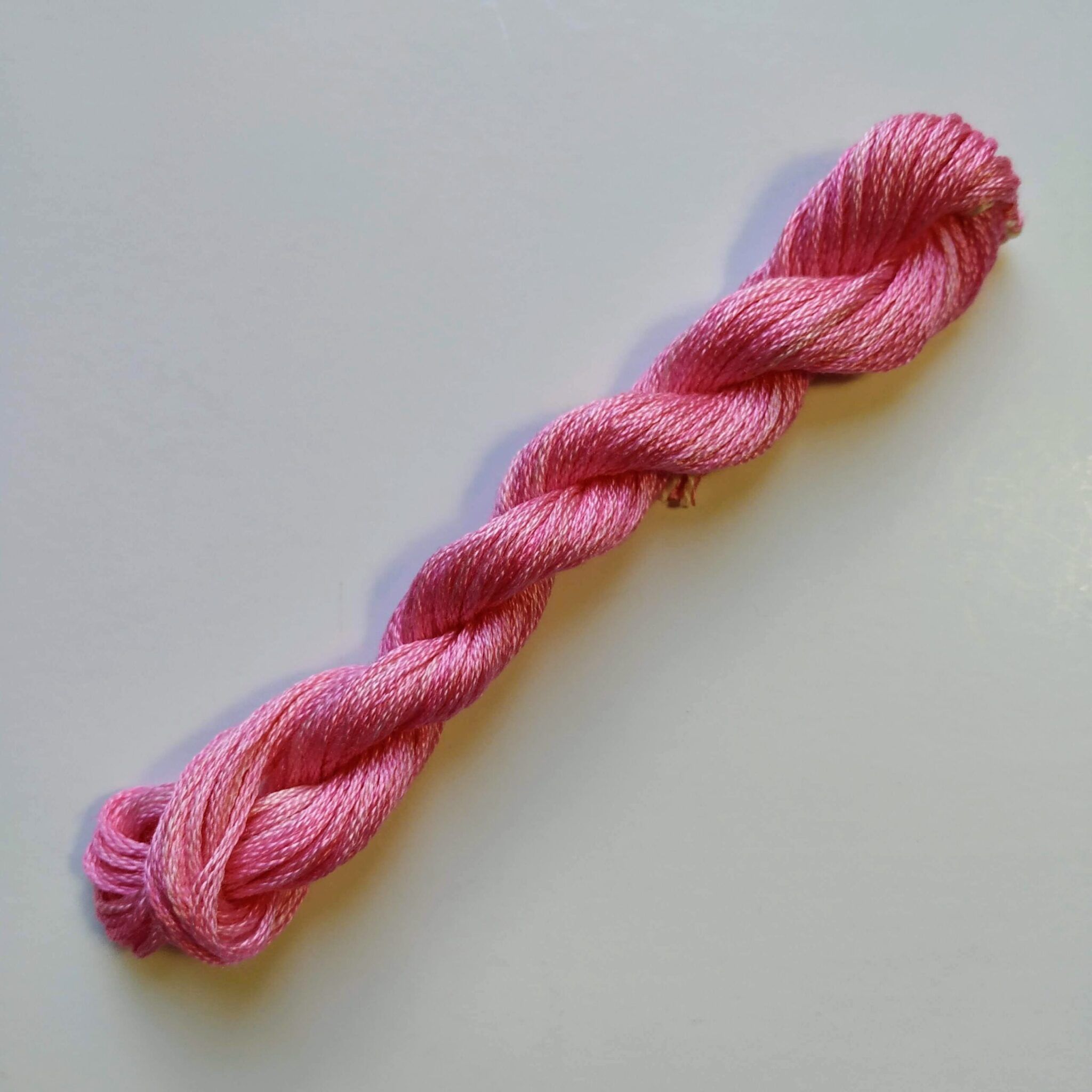 059. Pink Baby MINI - Solid 100% mulberry Silk Thread - Image 3