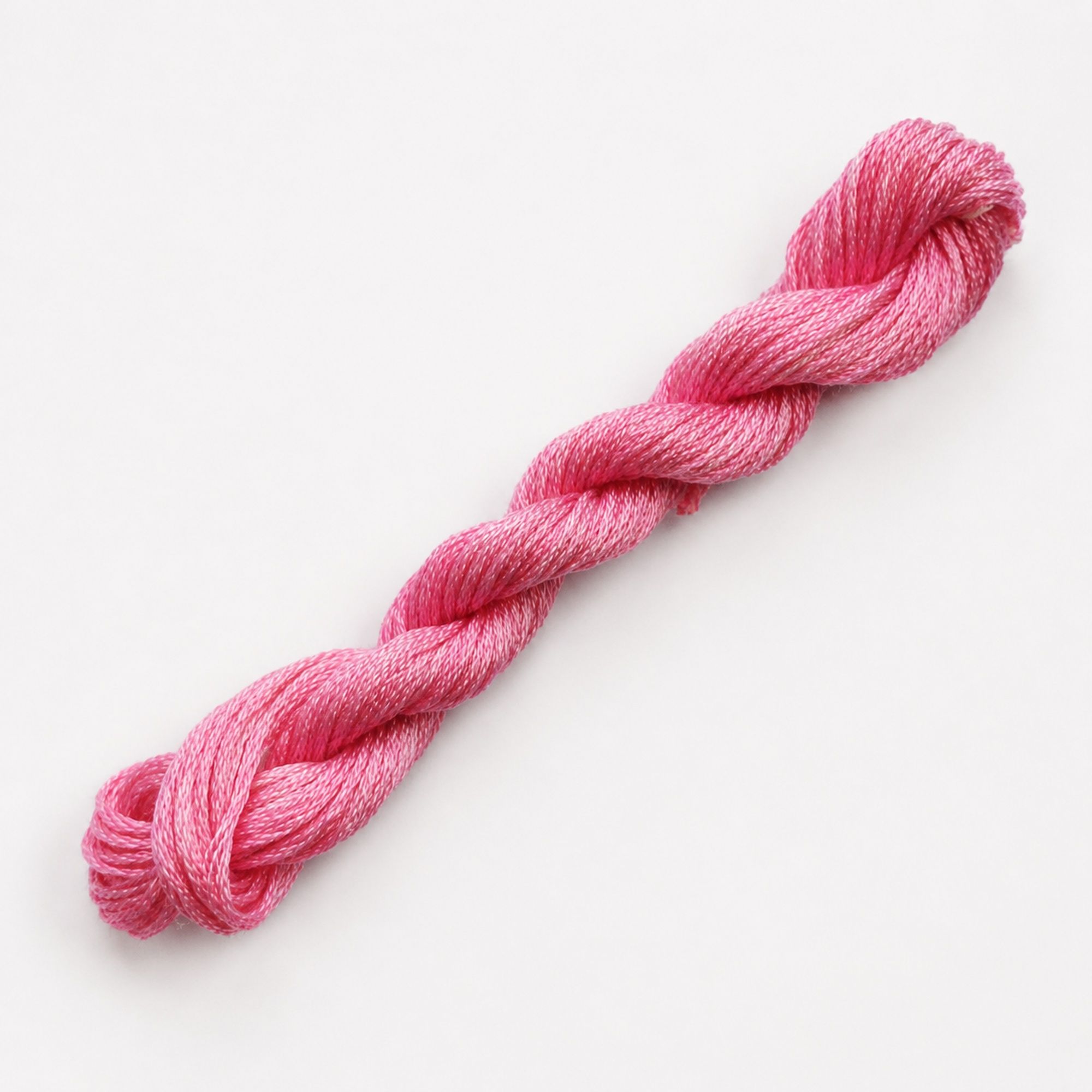 059. Pink Baby MINI - Solid 100% mulberry Silk Thread - Image 2