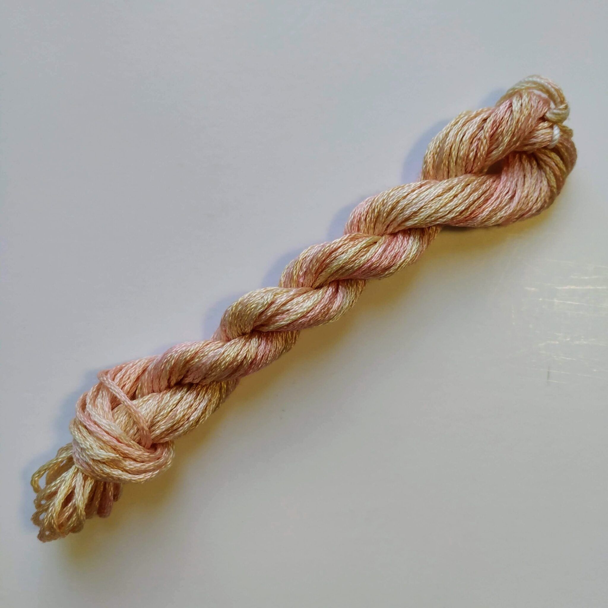 060. Light Pink MINI - Solid 100% mulberry Silk Thread - Image 4