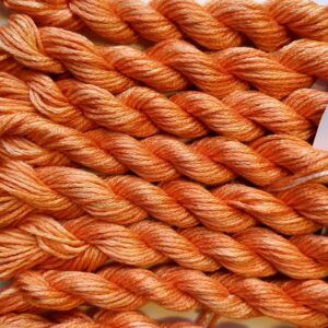 064. Peach MINI - Solid 100% mulberry Silk Thread