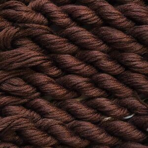 068. Dark Chocolate MINI - Solid 100% mulberry Silk Thread