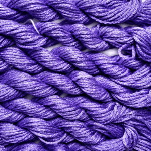 012. Purple Blue MINI - Solid 100% mulberry Silk Thread