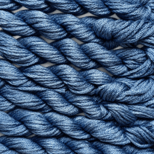 014. Dark Blue MINI - Solid 100% mulberry Silk Thread