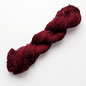 Rouge – Hand-Dyed mulberry Silk Hank, 50 g