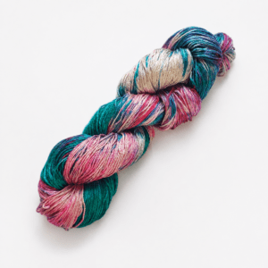 Popcorn – Hand-Dyed mulberry Silk Hank, 50 g