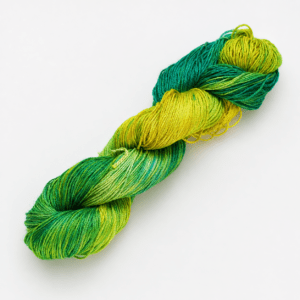 Mojito – Hand-Dyed mulberry Silk Hank, 50 g