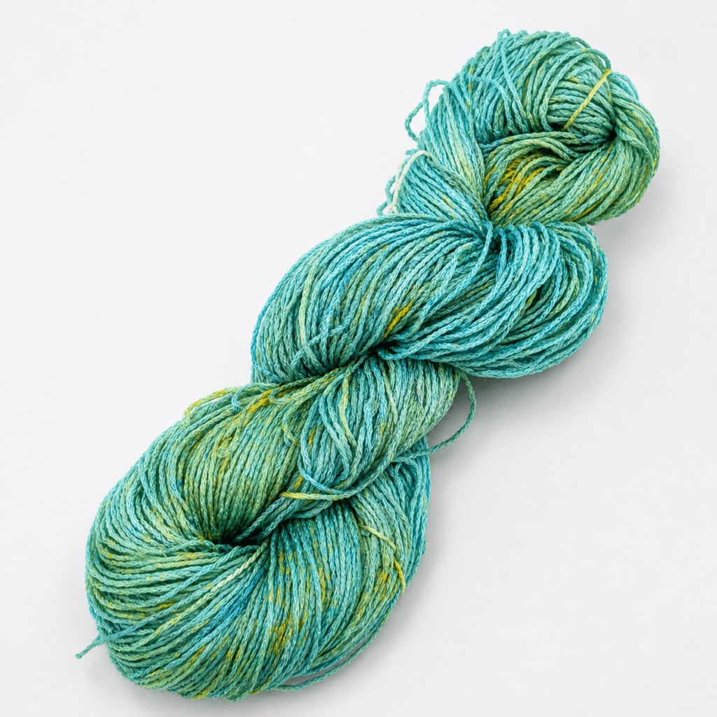 Lagoon – Hand-Dyed mulberry Silk Hank, 50 g