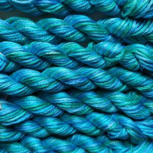 Darling – Hand-Dyed mulberry Silk Thread, 11 Yards