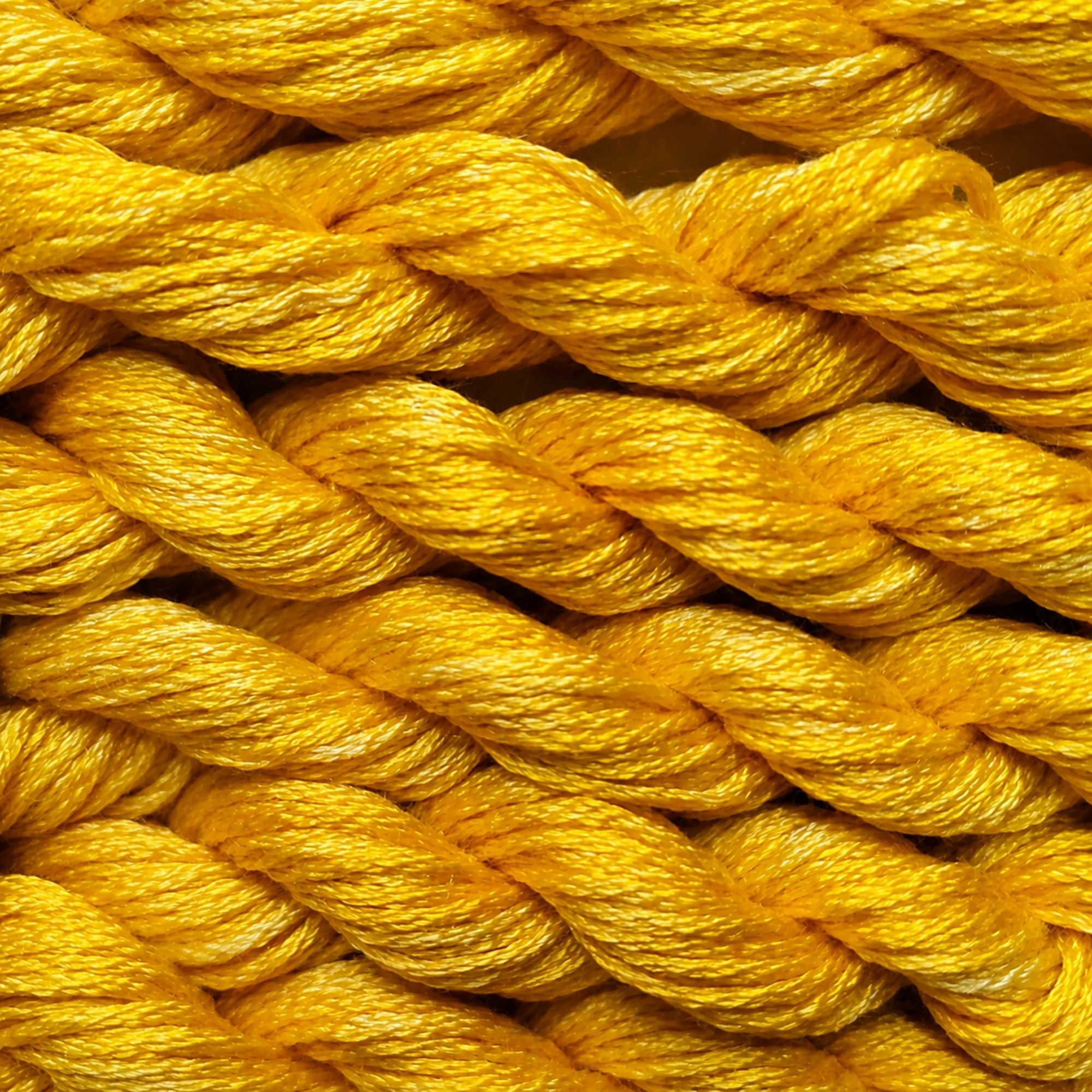 001. Yellow MINI. - 100% mulberry Silk Thread