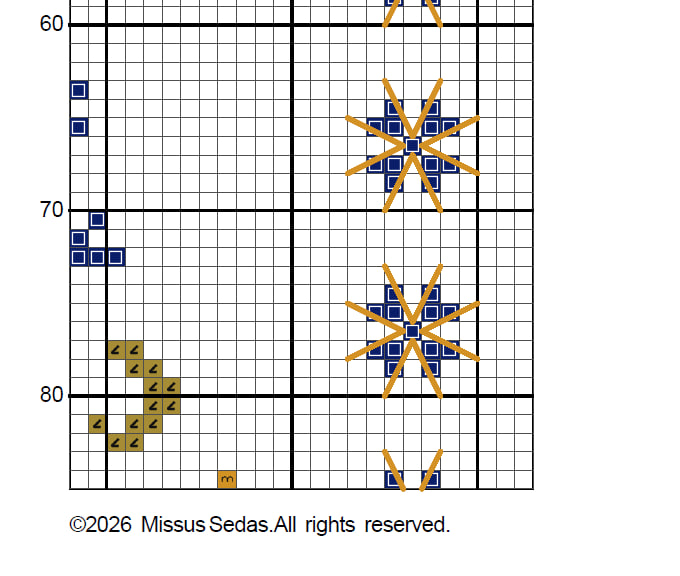“Magie Nocturne” – Gothic French Folk Sampler PDF Pattern - Image 3